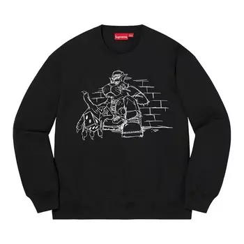 Толстовка Supreme Dice Crewneck Black, черный