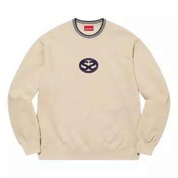 Толстовка Supreme Double S Crewneck, бежевый