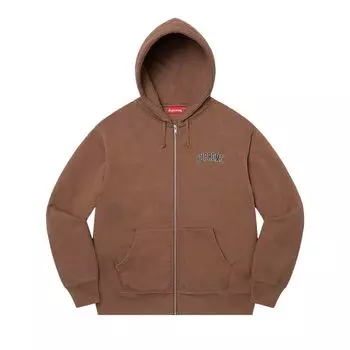 Толстовка Supreme Doughboy Zip Up Hooded Sweatshirt 'Brown', коричневый