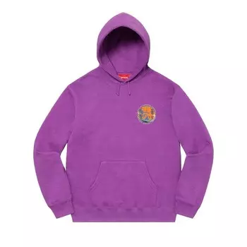 Толстовка Supreme Embryo Hooded Sweatshirt Violet, фиолетовый