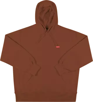 Толстовка Supreme Enamel Small Box Hooded Sweatshirt 'Brown', коричневый