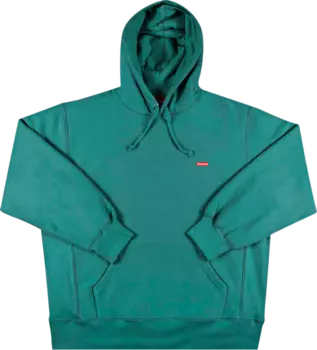 Толстовка Supreme Enamel Small Box Hooded Sweatshirt 'Dark Teal', бирюзовый
