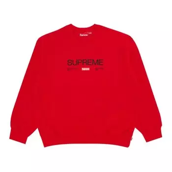 Толстовка Supreme Established Crewneck, красный