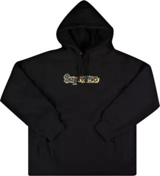Толстовка Supreme Gonz Logo Hooded Sweatshirt 'Black', черный