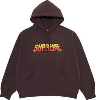 Толстовка Supreme Gradient Hooded 'Brown', коричневый