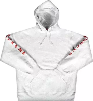 Толстовка Supreme Gradient Sleeve Hooded Sweatshirt 'Ash Grey', серый