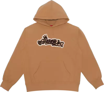 Толстовка Supreme Handstyle Hooded Sweatshirt 'Brown', коричневый