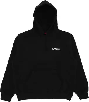 Толстовка Supreme Immortal Hooded 'Black', черный