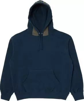 Толстовка Supreme Jacquard Stripe Hooded 'Navy', синий