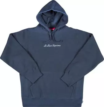 Толстовка Supreme Le Luxe Hooded Sweatshirt 'Navy', синий