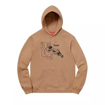 Толстовка Supreme Lee Hooded Sweatshirt Light Brown, коричневый