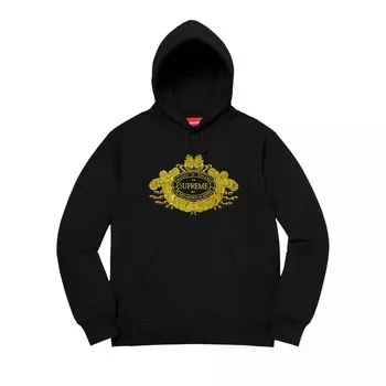 Толстовка Supreme Love Or Hate Hooded Sweatshirt Black, черный