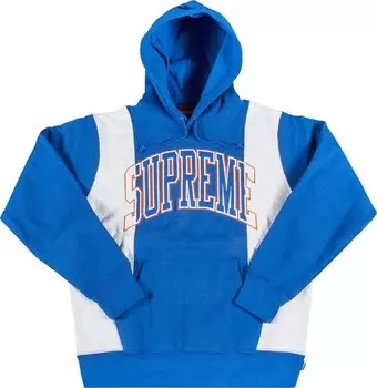 Толстовка Supreme Paneled Arc Hooded Sweatshirt 'Royal Blue', синий