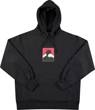 Толстовка Supreme Portrait Hooded Sweatshirt 'Black', черный