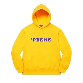 Толстовка Supreme Preme Hooded Sweatshirt Yellow, желтый