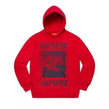 Толстовка Supreme Red Doves Lady Sweatshirt Red, красный
