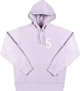 Толстовка Supreme S Logo Hooded Sweatshirt 'Light Purple', фиолетовый