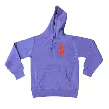 Толстовка Supreme S Logo Hooded Sweatshirt Light Violet, фиолетовый