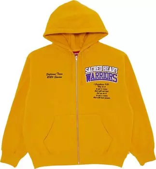 Толстовка Supreme Salvation Zip Up Hooded 'Gold', золотой