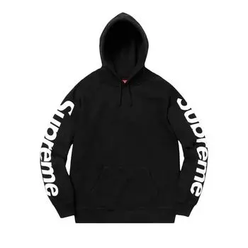 Толстовка Supreme Sideline Hooded Sweatshirt 'Black', черный