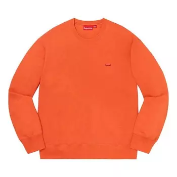 Толстовка Supreme Small Box Crewneck - San Francisco Orange, оранжевый