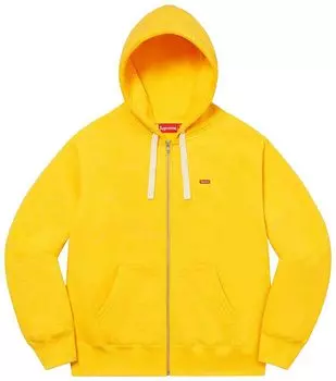 Толстовка Supreme Small Box Drawcord Zip Up Hooded Sweatshirt 'Yellow', желтый
