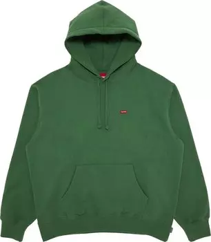 Толстовка Supreme Small Box Hooded 'Dusty Green', зеленый