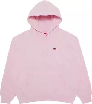 Толстовка Supreme Small Box Hooded 'Light Pink', розовый