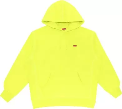 Толстовка Supreme Small Box Hooded Sweatshirt 'Bright Yellow', желтый