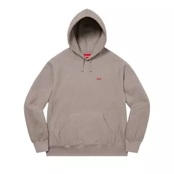 Толстовка Supreme Small Box Hooded Sweatshirt Grey, серый