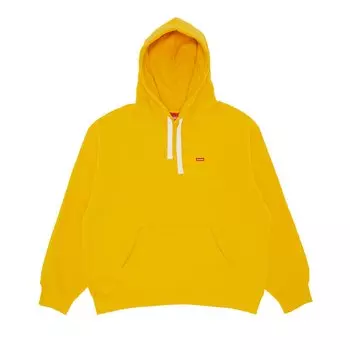 Толстовка Supreme Small Box с капюшоном и шнурком, цвет Яркое золото