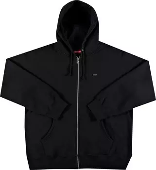 Толстовка Supreme Small Box Zip Up Hooded Sweatshirt 'Black', черный