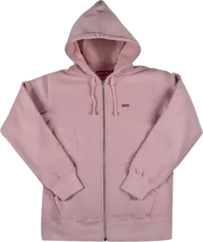 Толстовка Supreme Small Box Zip Up Sweatshirt 'Pale Pink', розовый
