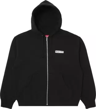 Толстовка Supreme Spread Zip Up Hooded 'Black', черный