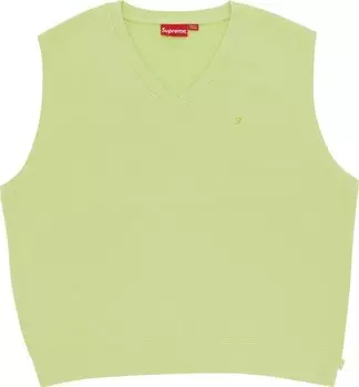 Толстовка Supreme Sweatshirt Vest 'Lime', зеленый