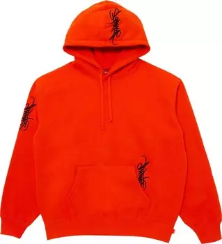 Толстовка Supreme Tag Hooded 'Bright Orange', оранжевый