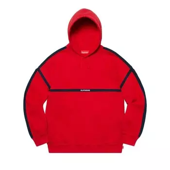 Толстовка Supreme Warm Up Hooded Sweatshirt Red, красный