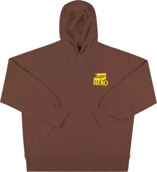 Толстовка Supreme x ANTIHERO Hooded Sweatshirt 'Brown', коричневый