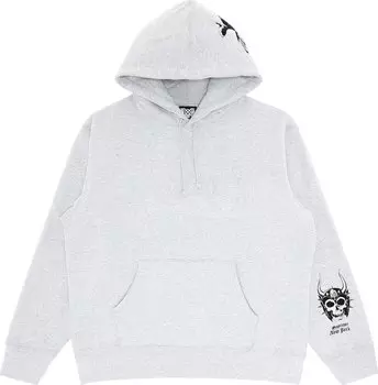 Толстовка Supreme x Bounty Hunter Hooded 'Ash Grey', серый