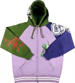 Толстовка Supreme x Junya Watanabe x Comme des Garons MAN Zip Up Hooded Sweatshirt 'Violet', фиолетовый