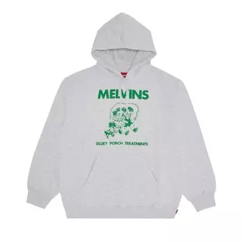 Толстовка Supreme x Melvins Hooded Sweatshirt, серый