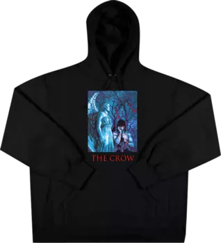 Толстовка Supreme x The Crow Hooded Sweatshirt 'Black', черный