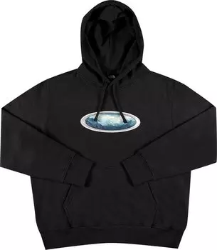 Толстовка Supreme x The North Face Lenticular Mountains Hooded Sweatshirt 'Black', черный