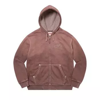Толстовка Supreme x True Religion Zip Up Hooded Sweatshirt 'Brown', коричневый