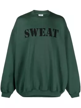Толстовка Sweat VETEMENTS, зеленый