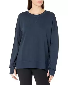 Толстовка Sweaty Betty After Class Longline Sweatshirt, цвет Navy Blue