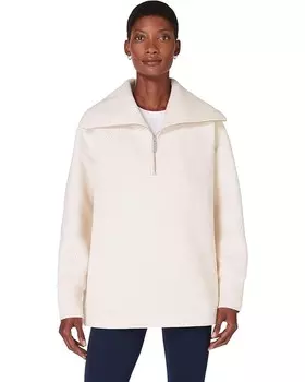 Толстовка Sweaty Betty Radiant Half Zip Sweatshirt, цвет Oatmeal Marl