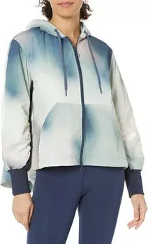 Толстовка Sweaty Betty Riley Zip Through, цвет Green Gradient Haze Print