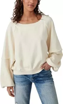 Толстовка Sweet Deets Free People, цвет Cheesecake