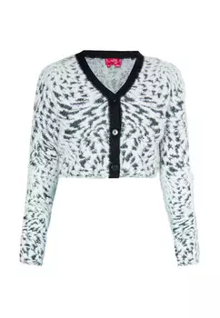 Толстовка Swirly Cardigan, белый черный